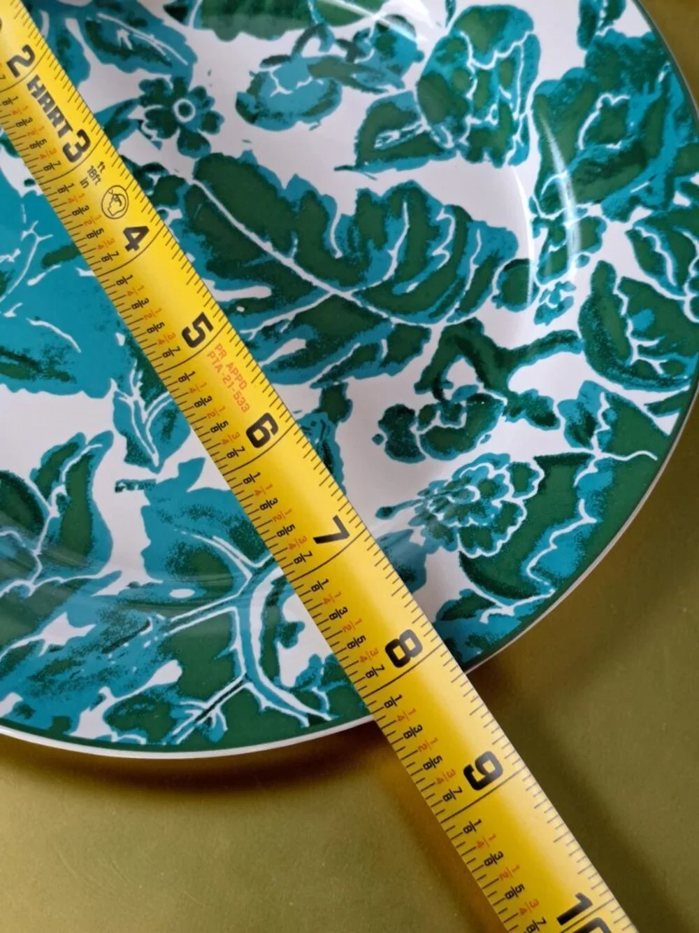 DVF x Target Diane Von Furstenberg 4-Piece Floral Toile Salad Plate Set